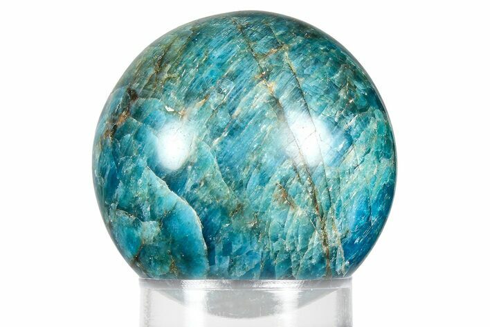 Bright Blue Apatite Sphere - Madagascar #367079